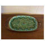 (DR)ï¿½Vtg Serving Platterï¿½17ï¿½8.75