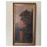 (FLR)ï¿½Vtg. Landscape Paintingï¿½22ï¿½41
