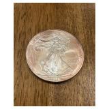 (LR)ï¿½2008 American Silver Eagle Coinï¿½1 oz.