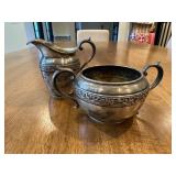 (LR)ï¿½Sterling Sugar/Creamerï¿½4.25ï¿½2.25ï¿½3.5