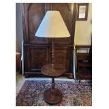 (LR)ï¿½Turned Wooden Floor Lampï¿½15ï¿½54