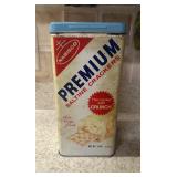(K)ï¿½Vtg Nabisco Saltine Cracker Tinï¿½4.5ï¿½4.5ï¿½9.5