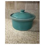 (K-Hutch)ï¿½Vtg Weller Pottery Covered Dishï¿½6.25ï¿½5.