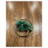 (DR)ï¿½Vtg Roma Gold-Tone Broochï¿½1.25ï¿½ dia.