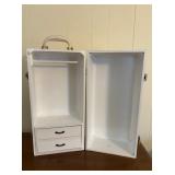 (LR)ï¿½Vtg Storage Trunk for 18ï¿½ Doll.