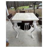 (FP)ï¿½Soda Fountain Table w/Swivel Chairsï¿½32x32x31