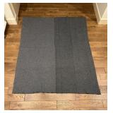 (LR)ï¿½Gray Wool Blanketï¿½62ï¿½72
