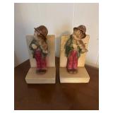 (L)ï¿½Vtg Boy w/Violin Bookendsï¿½5ï¿½3.75ï¿½9