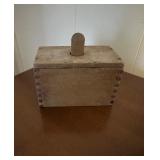 (L)ï¿½Vtg Wooden Butter Moldï¿½5.5ï¿½3.5