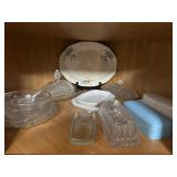 (K)ï¿½Vtg Glassware & Dishware Assrt.
