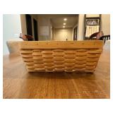(LR)ï¿½Vtg Longaberger Style Basketï¿½10x10x4