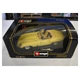 Burago 1961 Jaguar "E" Cabriolet Model Diecast