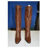 Leather Knee High Boots 8.5