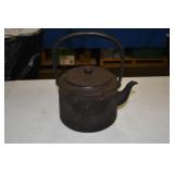 Vtg Japanese Cast Iron Tea Kettle Tetsubin