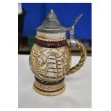 Vtg Avon Lidded Beer Stein