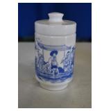 Small Milk Glass Apothecary Jar