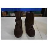 Soda Brown Suede Ankle Boots 8