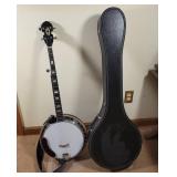 5-String Resonator Banjo with Case