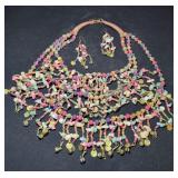 Multicolor Beaded Necklace Set
