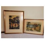 Framed Florida Highwaymen Art