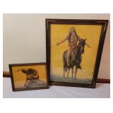 Framed Native American Prints
