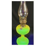 Aladdin Model B Uranium Glass Lamp