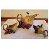 Hull Pottery Ebb Tide Tea Set