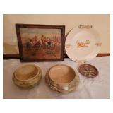 Signed by Artist Pottery and Artwork