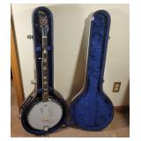 1976 Hondo Patriotic Eagle Banjo