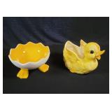 Ganz Ceramic Duck and Egg Set