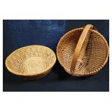Hand Woven Split Wood Baskets