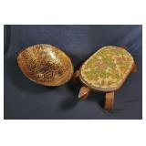 Decorative Bowl and Turtle Footstool