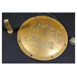 Copper-Based Plate with Bronze Finish