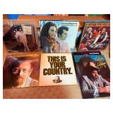 11pc Vtg Country Vinyl Records