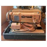 Vtg Atlas Sewing Machine with Case
