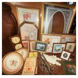 Variety of Framed Wall Art and Decor