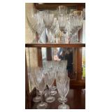 21pcs Assorted Crystal Stemware Set