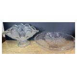 2 Vtg Crystal Glass Pieces