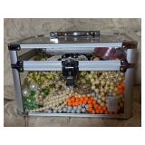 Costume Jewelry in Metal Storage Case