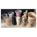 Vtg Glass and Ceramic Decor