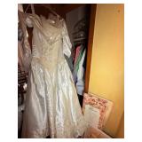 Vtg Wedding Dress and Clothing Lot