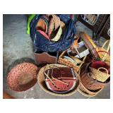 Wicker Baskets and Holder