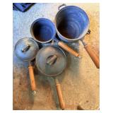 Vtg Cast Iron Cookware Set with Lids