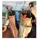 Vtg Northwestern & Golf Club Sets