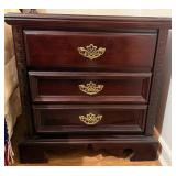 2pc Vtg Wooden Chest of Drawers