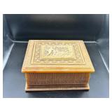 Handcrafted Genuine Incolay Stone Box