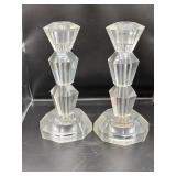 Faceted Candlesticks