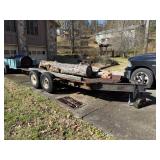 Flatbed Trailer with Contents Included