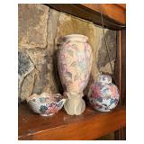 Floral Decorative Ceramic Pieces