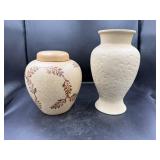 Two Decorative Pottery Vases